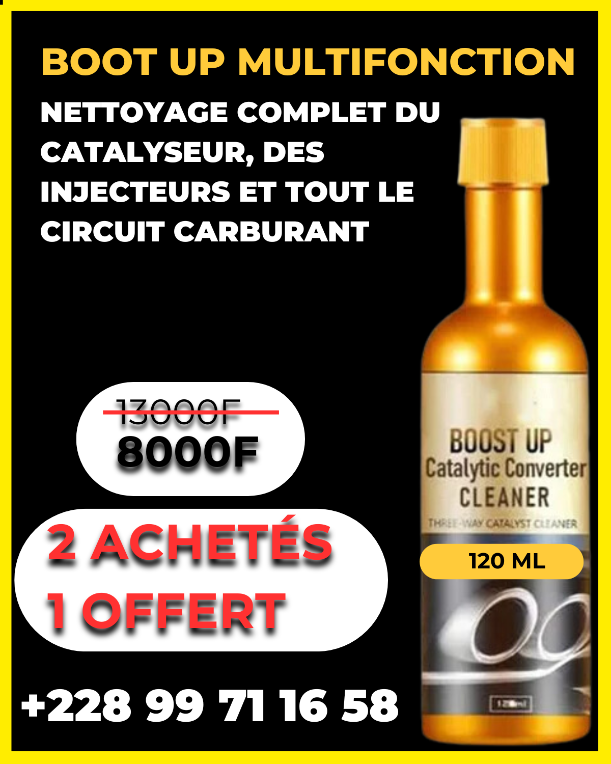 BOOST UP MUTIFONCTIONS, NETTOYAGE COMPLET 