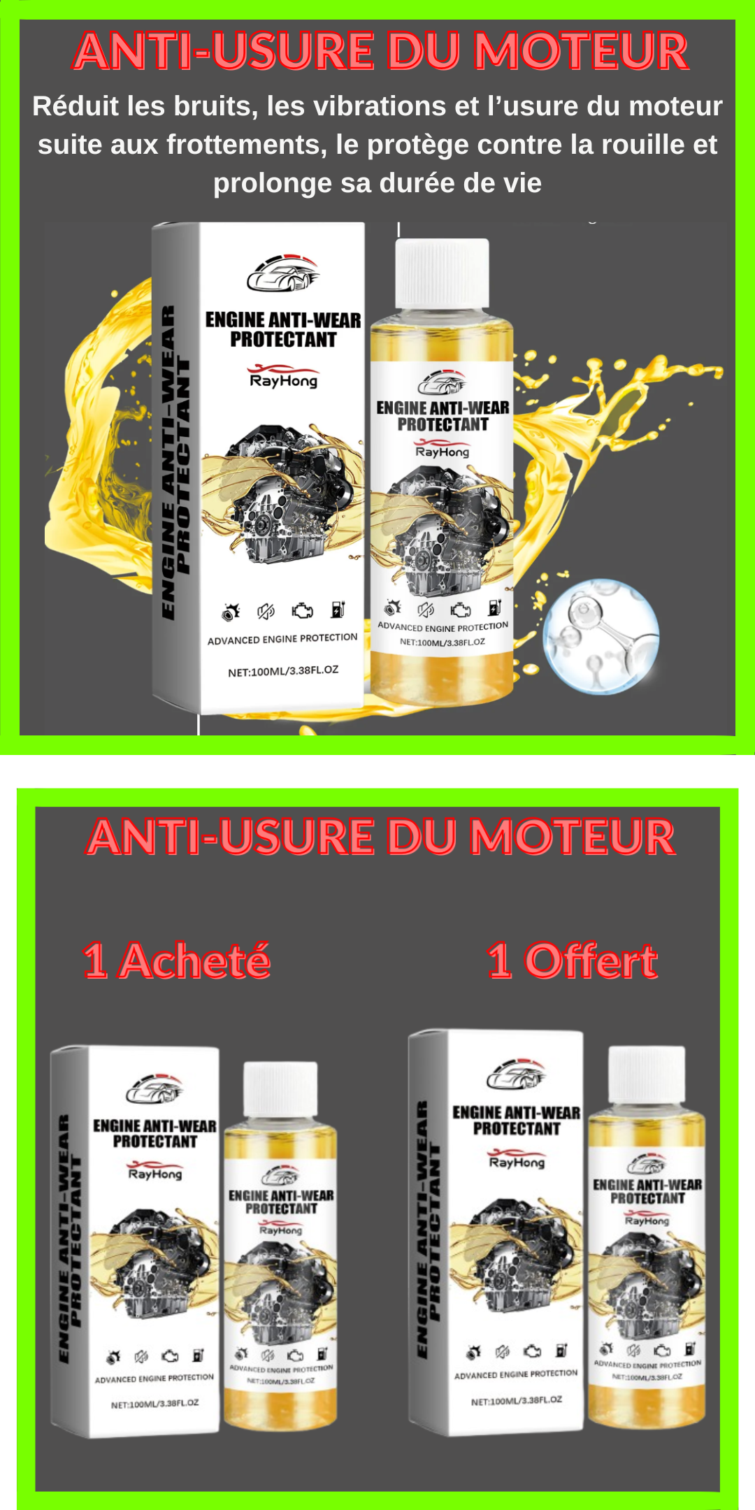 👉👉 ANTI-USURE DU MOTEUR